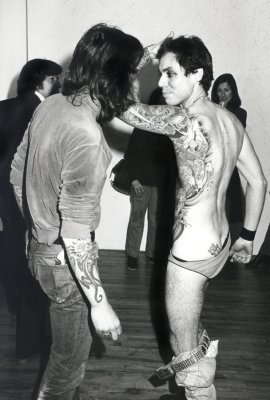 Image #4 from a Body Art Show I photographed in The Village circa 1972.