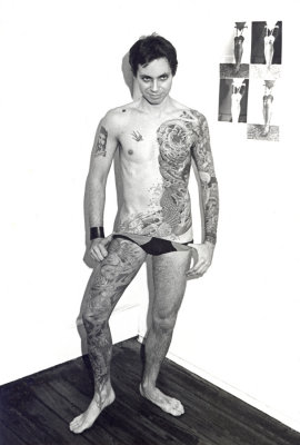 Image #5 from a Body Art Show I photographed in The Village circa 1972.