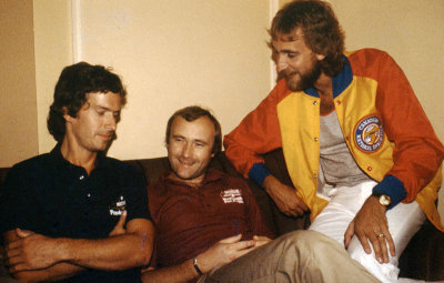 Tony Banks, Phil Collins, Mike Rutherford, Rome, 1982