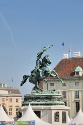 Wien. Heldenplatz and Neue Burg