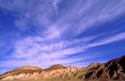 (METE24) Cirrus and cirrocumulus, Death Valley National Park, CA