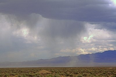 (METE74) Virga and microburst, Pinal County, AZ