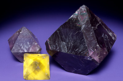 (MN29) Fluorite cleavage octahedrons, Denton Mine, Cave-In.Rock, IL