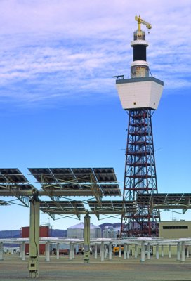 (EN15) Experimental ten megawatt solar power tower, Daggett, CA