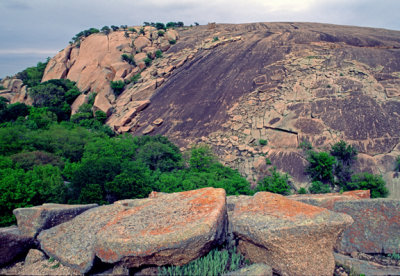 (WES9) Exfoliation at  Enchanted Rock State Park, TX