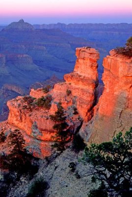 Last light, Yaki Point, Grand Canyon, AZ