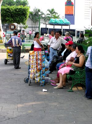 Vendor in the Central Square