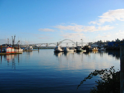 Yaquina Bay boat basin