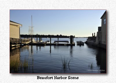 Beaufort Harbor Scene