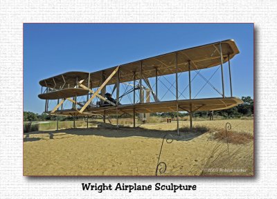 Wright Airplane Sculpture 
