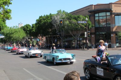 Thunderbirds and Ms Senior Arizona in the Shriners Parade
