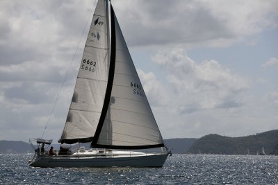 Yacht on Pittwater