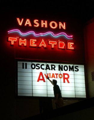 Vashon Theater Marquee