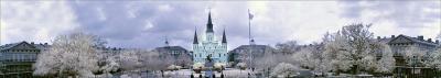 Jackson Square Early Spring in IR