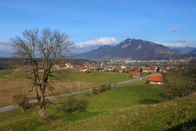 View toward Epagny and Broc