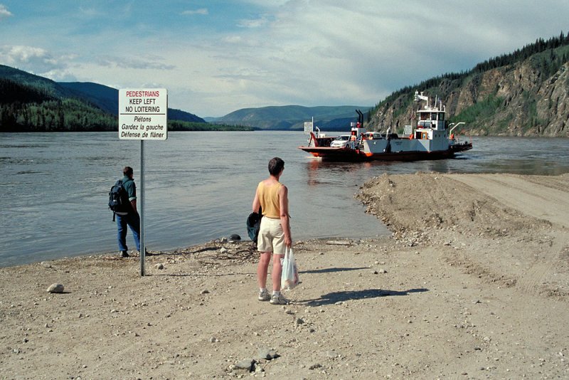 Yukon river ferry