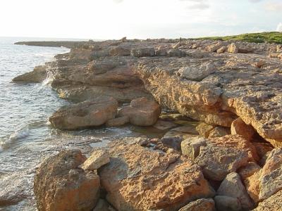 Am Cap de ses Salines suedlichster Punkt von Mallorca