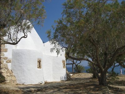 famous church near Anissaras beach