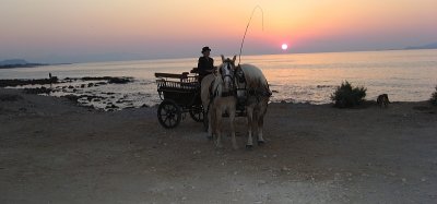 carriage and sundown...