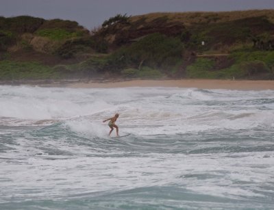 surfer girl, Kealia Beach