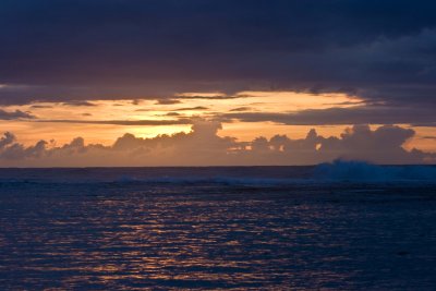 Ke'e sunset