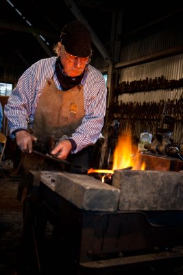 20091127 - Smithing at historic Empire Mine SP