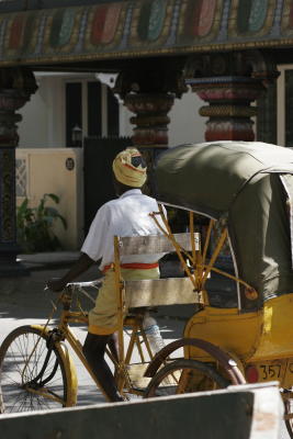 old style rickshaw