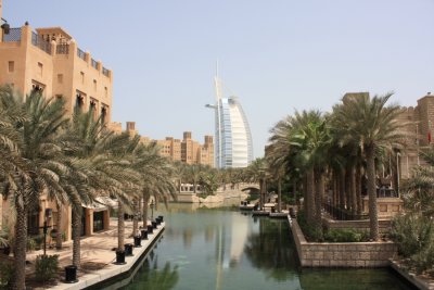 Dubai - outside the Madinet Jumeria Hotel & Mall
