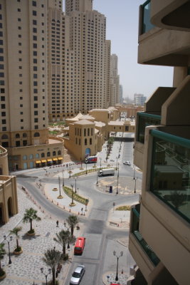 Dubai - the walk as from our room