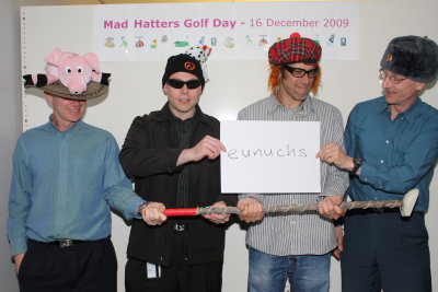 Work: Mad Hatters Golf day - Dec 2009