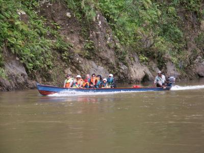 Fiji - river trip to village