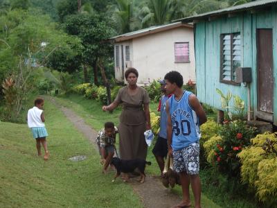 Namuamua Village - local kids