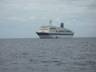 Pacific Sky - front on Dravuni Island Fiji