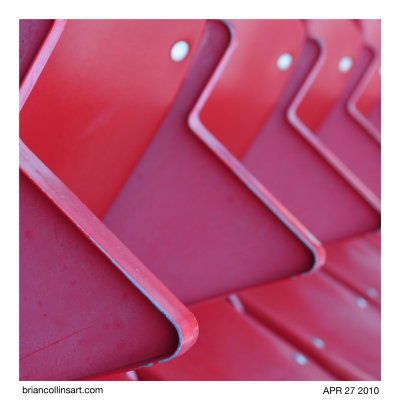 seats at a baseball stadium