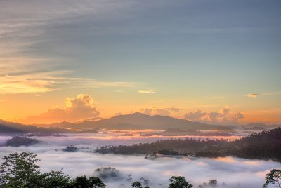 Sunrise and Mist