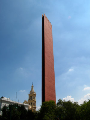 Barragan Sculpture on Macro Plaza