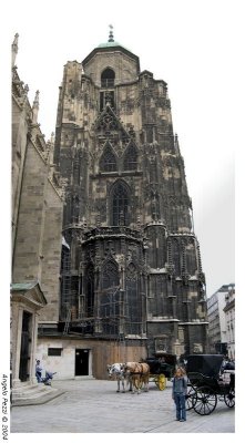 The rear of St. Stephen's Cathedral