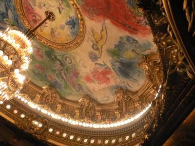 Palais Garnier - ceiling by Chagall