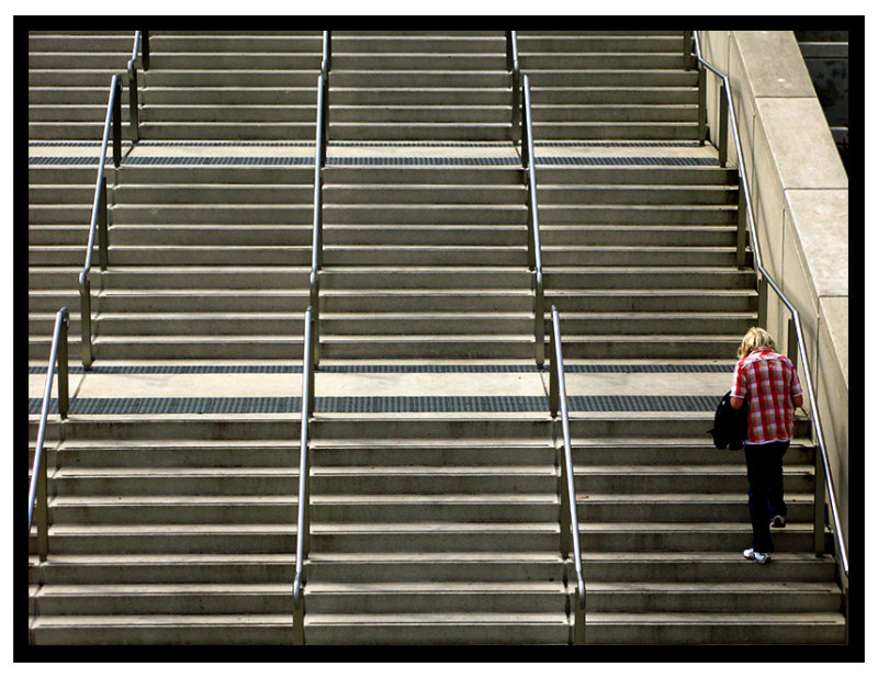 Lone stairs