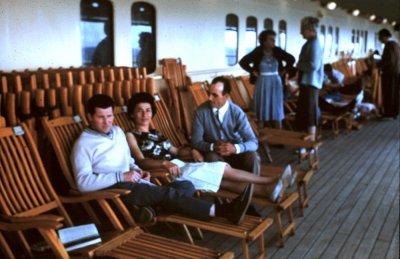 Giorgio Relaxing on deck Galileo 1963