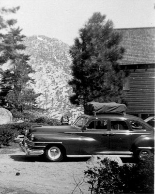 Dad's 47 Chrysler, 2nd family car, 1949.