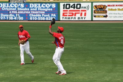 Mayberry Jr waiting for the catch