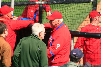 Charlie Manuel and Peter Gammons