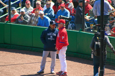 Two of the greats.   Reggie Jackson and Mike Schmidt
