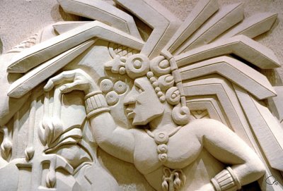 Tropical Check-In Desk Mural Detail I