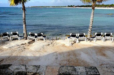 Beach Erosion After Rain Storm
