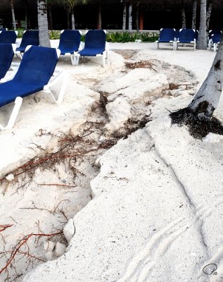 More Beach Erosion After Torrential Rains