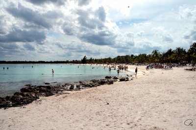 Beach/Caribe Beach And Clouds I