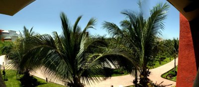 View From Our Room Panorama