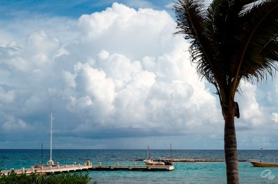 Big Clouds Beyond The Pier